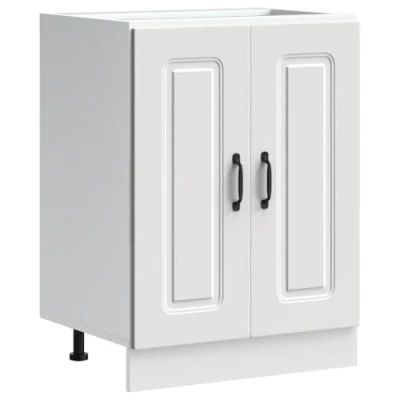 Afbeelding van vidaXL Spoelbakonderkast Kalmar 60x46x81,5 cm bewerkt hout wit