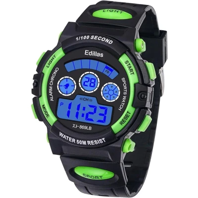 Afbeelding van SKMEI Jongens horloge 38 mm Groen