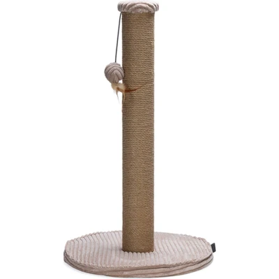 Afbeelding van Designed by Lotte Ribbed Krabpaal Roze 41x41x70 cm