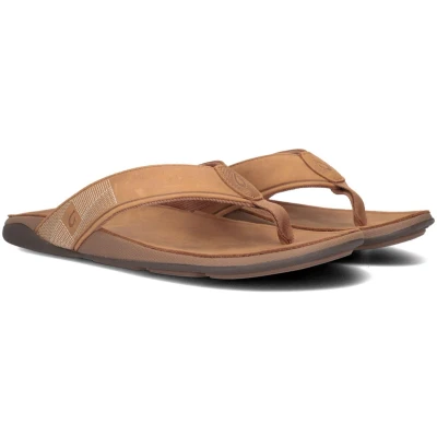 Afbeelding van Tuahine Slippers Heren Toffee 800 41 Bruin