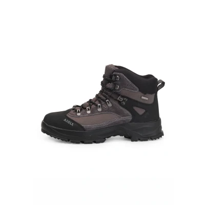 Afbeelding van Aigle Huntshaw MTD Veterboots, Heren, Maat: 45, Dark grey Leer/ synthetisch