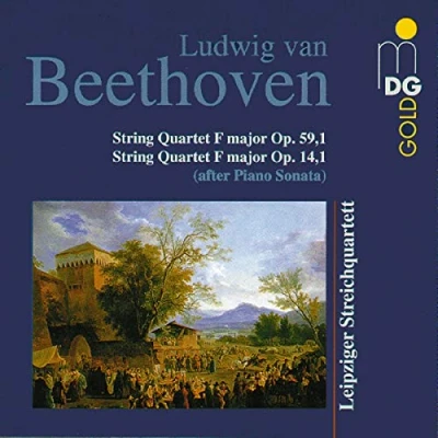Afbeelding van Leipziger Streichquartett Streichquartette Op.14 &amp; 59,1 (CD)