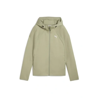 Afbeelding van Puma Sweater met rits, Dames, Maat: Small, Lux army