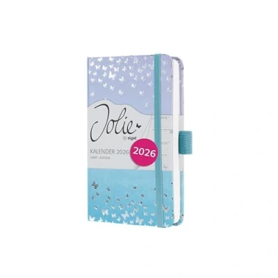 Afbeelding van SIGEL J6346 Wochenkalender Jolie 2026, ca. A6, blauwpaars