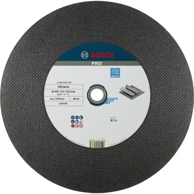 Image de BOSCH 2608600544 disque à tronçonner droit Expert pour métal A 36 R, 400 x 25,40 3,2 mm