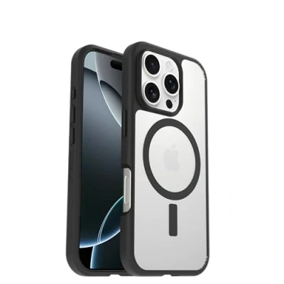 Afbeelding van Otterbox React Mag iPhone 16 Pro Hoesje black crystal