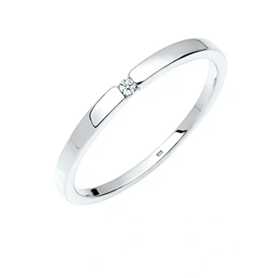 Afbeelding van DIAMORE Ringen Verlobungsring Klassiker Diamant (0.015 ct.) Silber