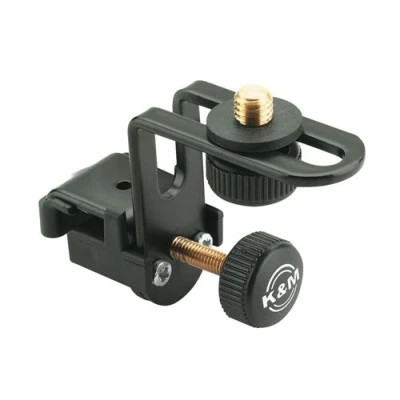 Image de Accessoires sonorisation K&amp;M 24030 300 55 PIED de MICROPHONE NOIR POUR BATTERIE pieds micros