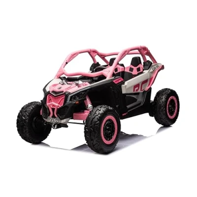 Afbeelding van CAN AM Maverick buggy 24V 2 Persoons Kinderauto Roze