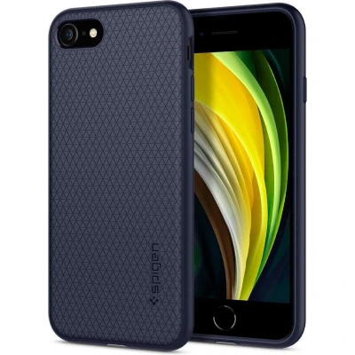 Afbeelding van Spigen Liquid Air iPhone 7 8 SE 2020 2022 blauw hoesje Blue