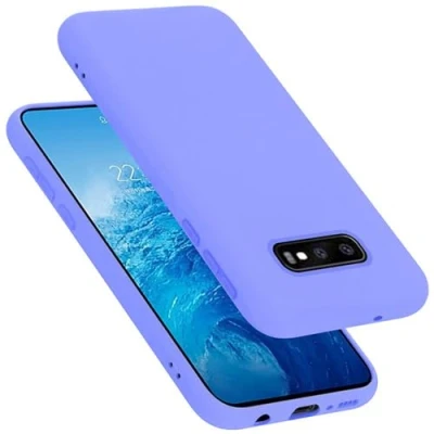 Afbeelding van Cadorabo Hoesje geschikt voor Samsung Galaxy S10e in LIQUID LICHT PAARS Beschermhoes gemaakt van flexibel TPU silicone Case Cover