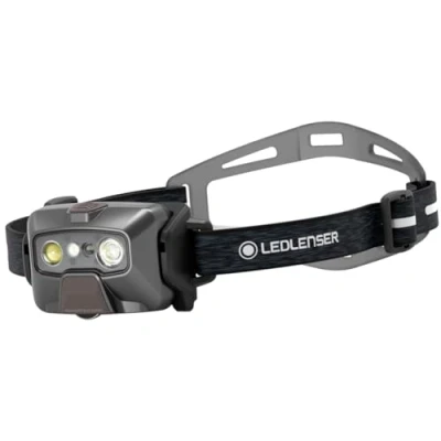 Afbeelding van Ledlenser HF6R Signature oplaadbare led hoofdlamp, 1000 lumen, avontuurlijke hoofdlamp met RGB verlichting, voor buiten, IP68 waterdichte