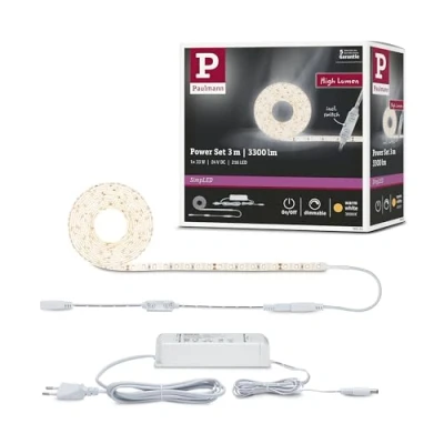 Afbeelding van Paulmann SimpLED 78956 LED strip complete set Met connector (male) 24 V 3 m Warmwit 1 stuk(s)