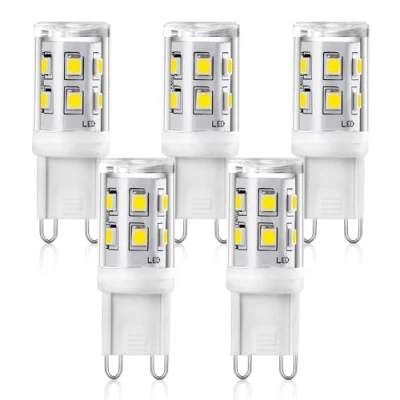 Afbeelding van Yuiip Ledlampen G9, 2 W, warmwit, 3000 K, vervanging voor 20 25 halogeenlamp, fitting AC 220 240 V, stralingshoek, 360 graden, niet dimbaar, CRI&gt; 83,5 stuks
