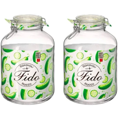 Afbeelding van Bormioli Rocco Weckpot Fido ø 17.5 cm / 5 Liter 2 stuks