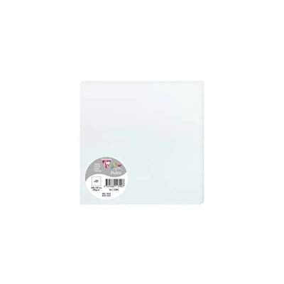 Image de Paquet de 25 cartes simples Pollen 160x160mm Bleu 210g