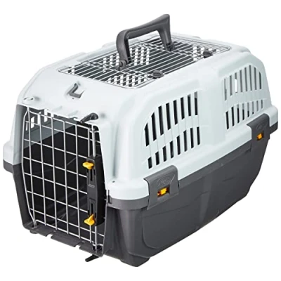 Afbeelding van Nobby 72134 Skudo Open Transportbox Voor Kleine Honden En Katten, Grijs, 31.5 x 48 31 cm