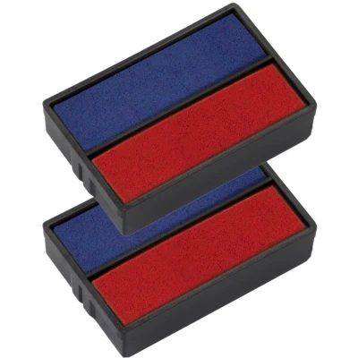 Afbeelding van Stempelkussen Trodat 6/4850 2 stuks blauw rood
