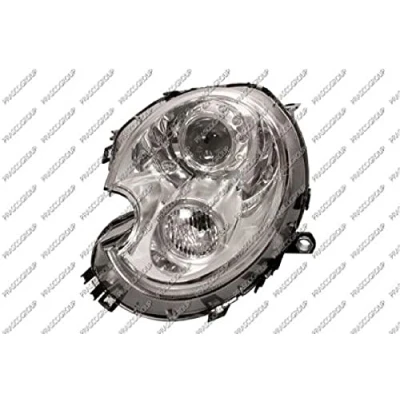 Afbeelding van PRASCO MN3084824 Koplampen Links D1S, D1S/H1, H1 Wit Met regelmotor voor LWR MINI: Hatchback