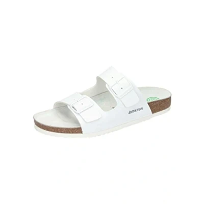 Afbeelding van Dr. Brinkmann 603141 Sandalen Unisex Volwassenen, Wit bruin leer