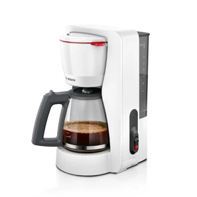 Image de Cafetière filtre 15 tasses 1200w blanc Bosch TKA2M111