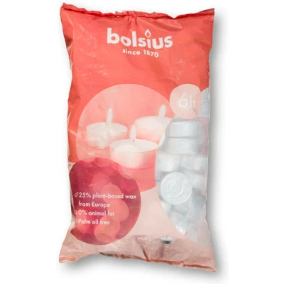 Afbeelding van Theelicht d light 6u zak 60st Bolsius