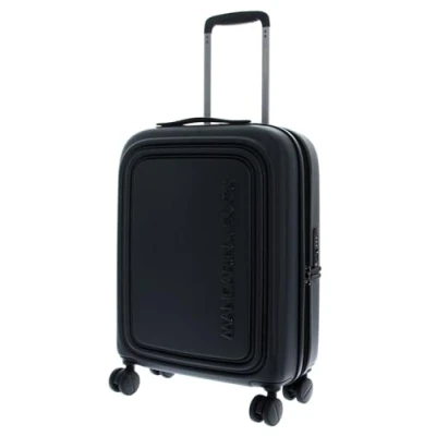 Afbeelding van Mandarina Duck LOGO Expandable Cabin Trolley Reistas, Maat: One Size, Black