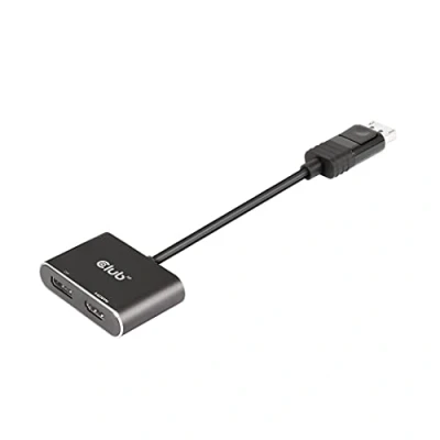 Afbeelding van club3D AV Adapter Multi Streaming Transport Hub [DisplayPort, HDMI DisplayPort] 3840 x 2160 Pixel