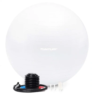Afbeelding van Tunturi Fitnessbal Anti Burst 65cm Off White