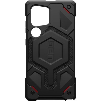 Afbeelding van Urban Armor Gear Monarch Backcover Samsung Galaxy S24 Ultra Carbon, Zwart