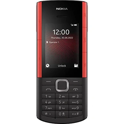 Afbeelding van Nokia Xpress 5710 telefoon met geïntegreerde draadloze hoofdtelefoon, 4G connectiviteit, MP3 speler, FM radio, speciale muziektoetsen en duurzame batterij (Dual SIM), zwart