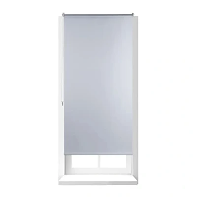 Afbeelding van Relaxdays thermo rolgordijn wit isolerend zonder boren verduisterend diverse maten 80x160cm