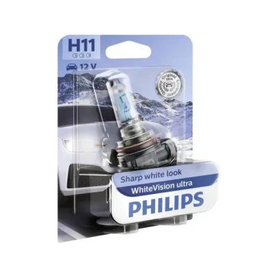 Afbeelding van Philips H11 Halogeen lamp 12V PGJ19 2 WhiteVision Ultra