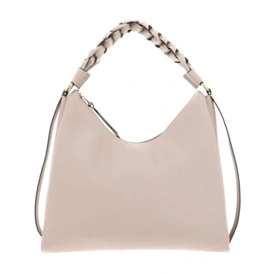 Afbeelding van Coccinelle Boheme Grana Dubbele Schoudertas L Roset/Warm Taupe, Rozetten / warm taupe