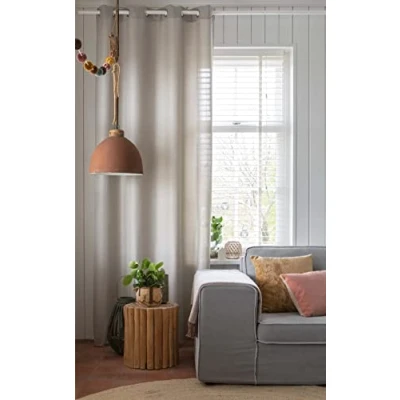 Afbeelding van Elbersdrucke Lino 19 kant en klaar beeld, polyester, beige, 255 x 140 cm