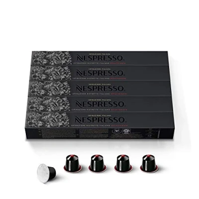 Afbeelding van NESPRESSO Ristretto Decaffeinato koffiecapsules, donker geroosterd, compatibel met originele 50 stuks