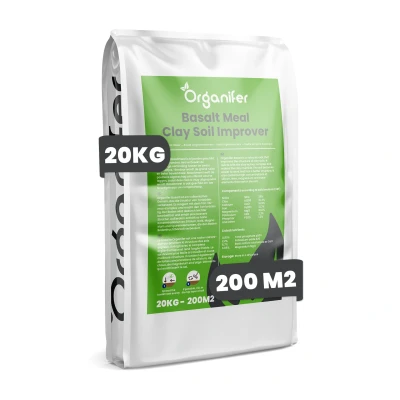 Afbeelding van Organifer Basaltmeel Bodemverbeteraar voor kleigrond (20 kg 200 m2)