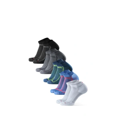 Afbeelding van Danish Endurance LONG Distance Running Lowcut 5 PACK Enkelsokken, Maat: 43 47, Multicolored