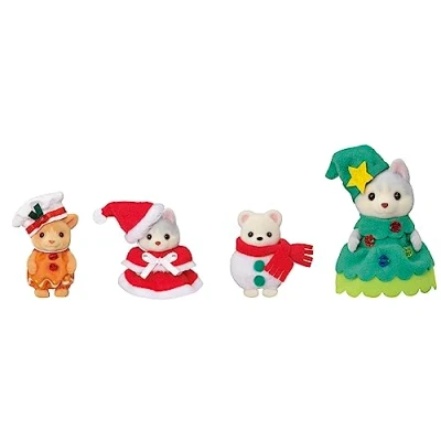 Image de Figurines Sylvanian Families Le coffret de Noël