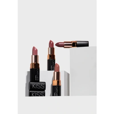 Afbeelding van Inglot KISS Catcher Lipstick Lippenstift, Dames, Maat: 4 g, Dusty pink
