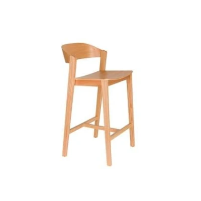 Afbeelding van Housecraft Living Wooz Barkruk Eikenhout Bruin