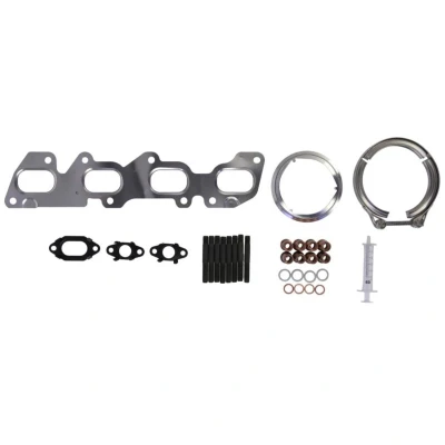 Afbeelding van ELRING 877.670 Turbocharger, montageset Met pakkingen montagehandleiding, schroeven VOLKSWAGEN: Transporter 6
