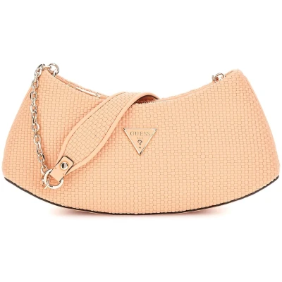 Afbeelding van GUESS Schoudertas Avondtas Phaedra Top Zip Shoulder Bag Apricot Abrikoos