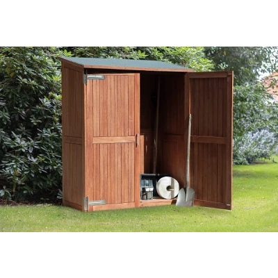 Afbeelding van Hardhouten Tuinkast Montevideo 145x65x185 cm