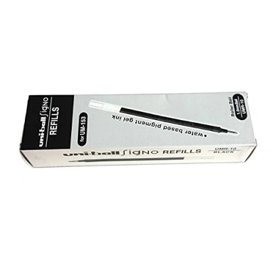 Afbeelding van uni ball UMR 10 Impact Broad UM 153S gelpen, zwart, 12 stuks