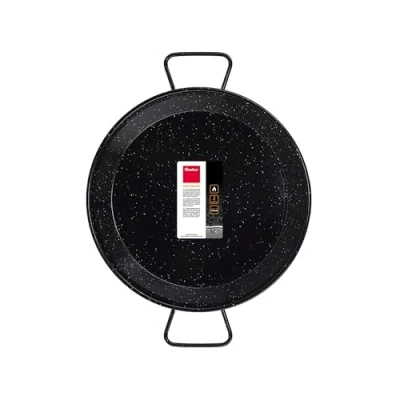 Afbeelding van Metaltex Paella pan van geëmailleerd staal 10 porties 42 cm