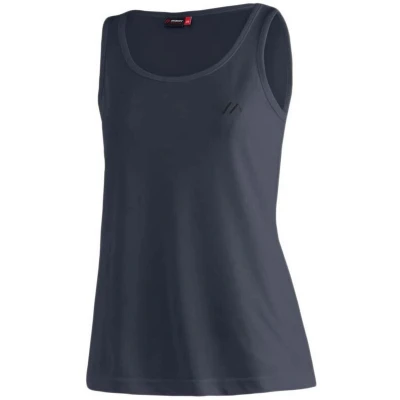Afbeelding van Maier Sports Petra Tanktop Dames Night Sky 50 Blauw Outdoor Shirt