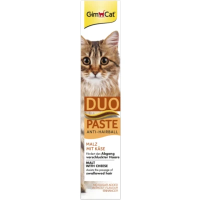 Afbeelding van Gimcat Anti Hairball Duo Pasta Kattensnack Kaas Mout 50 g