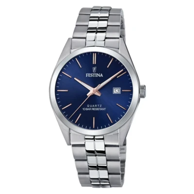 Afbeelding van Festina Clasico Horloge, Heren, Maat: One Size, Blue