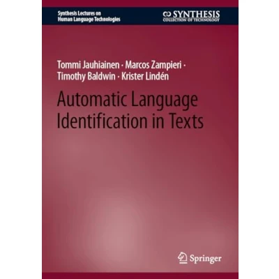 Afbeelding van Synthesis Lectures on Human Language Technologies Automatic Identification in Texts